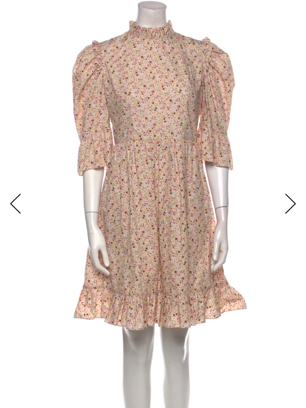 Batsheva cotton floral mini dress